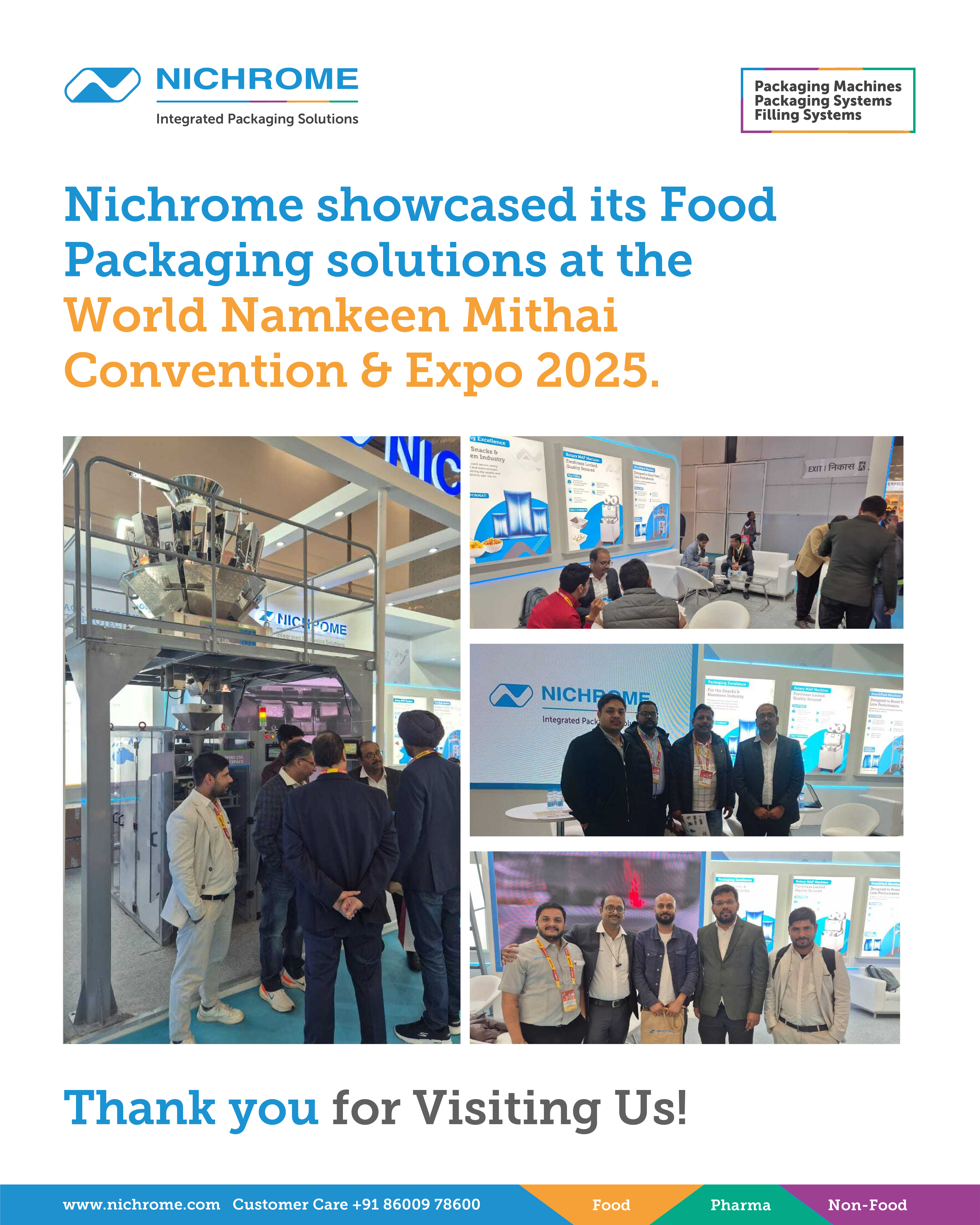 Nichrome at World Mithai
                                                    Convention & Expo 2025 